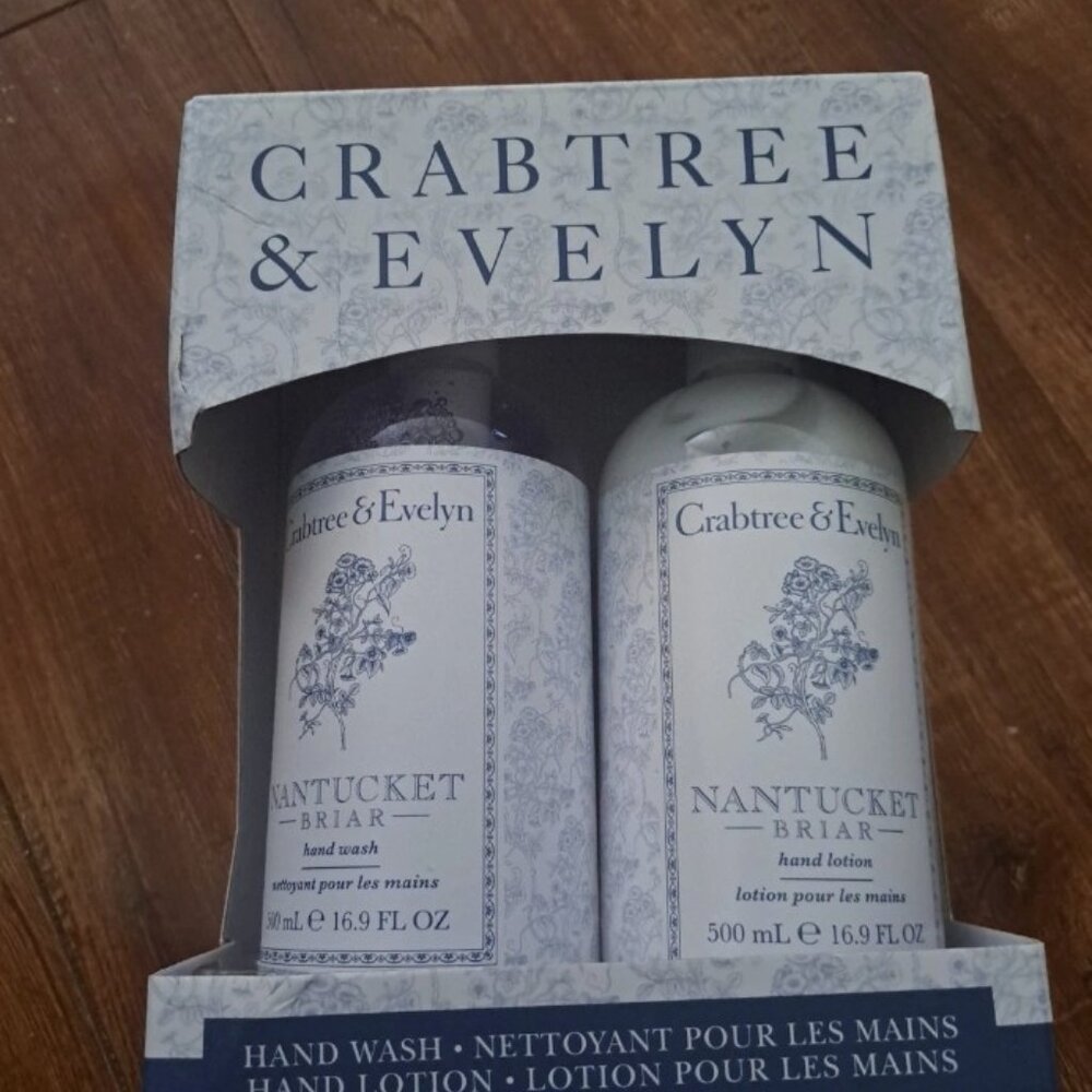 Crabtree & Evelyn Nantucket Briar Hand Wash & Hand Lotion Gift Set – 2 x 250ml